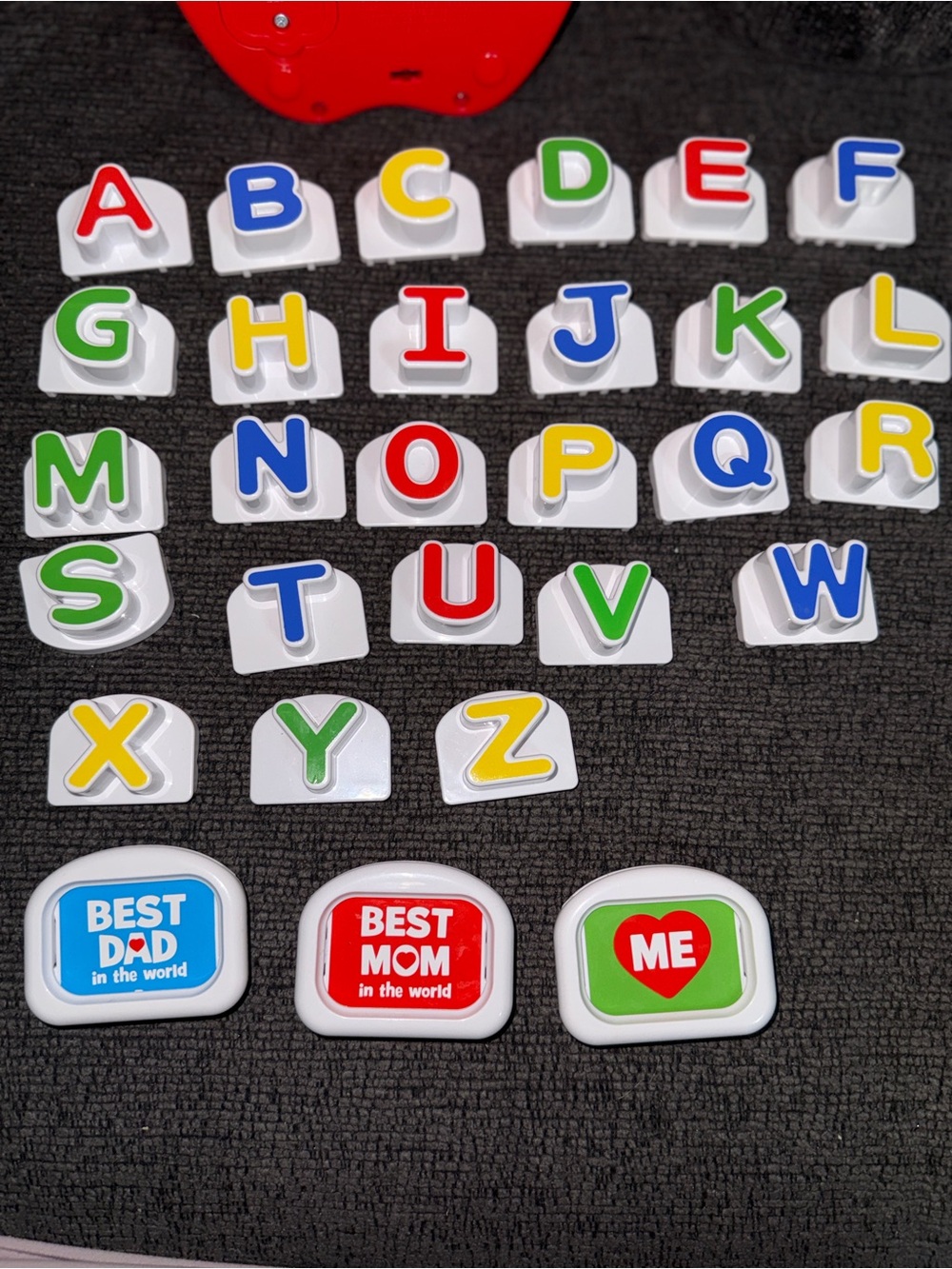 LeapFrog Tad's Fridge Phonics Apple Shape Magnetic Letter Set  WORKS - Picture 5 of 5